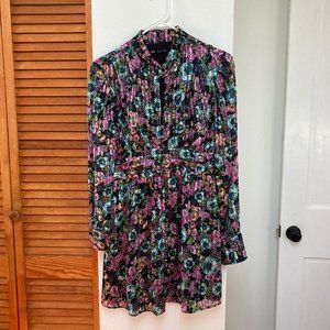 ZARA Multicolored floral dress Sz Small